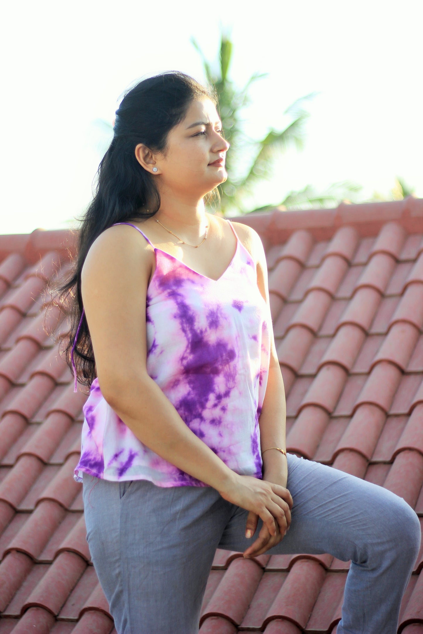 Lilac Pop Up Tunic