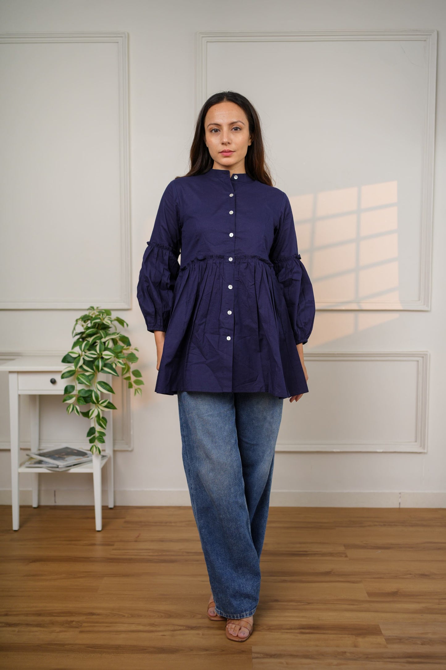 Blue Casa Classic Cotton Top