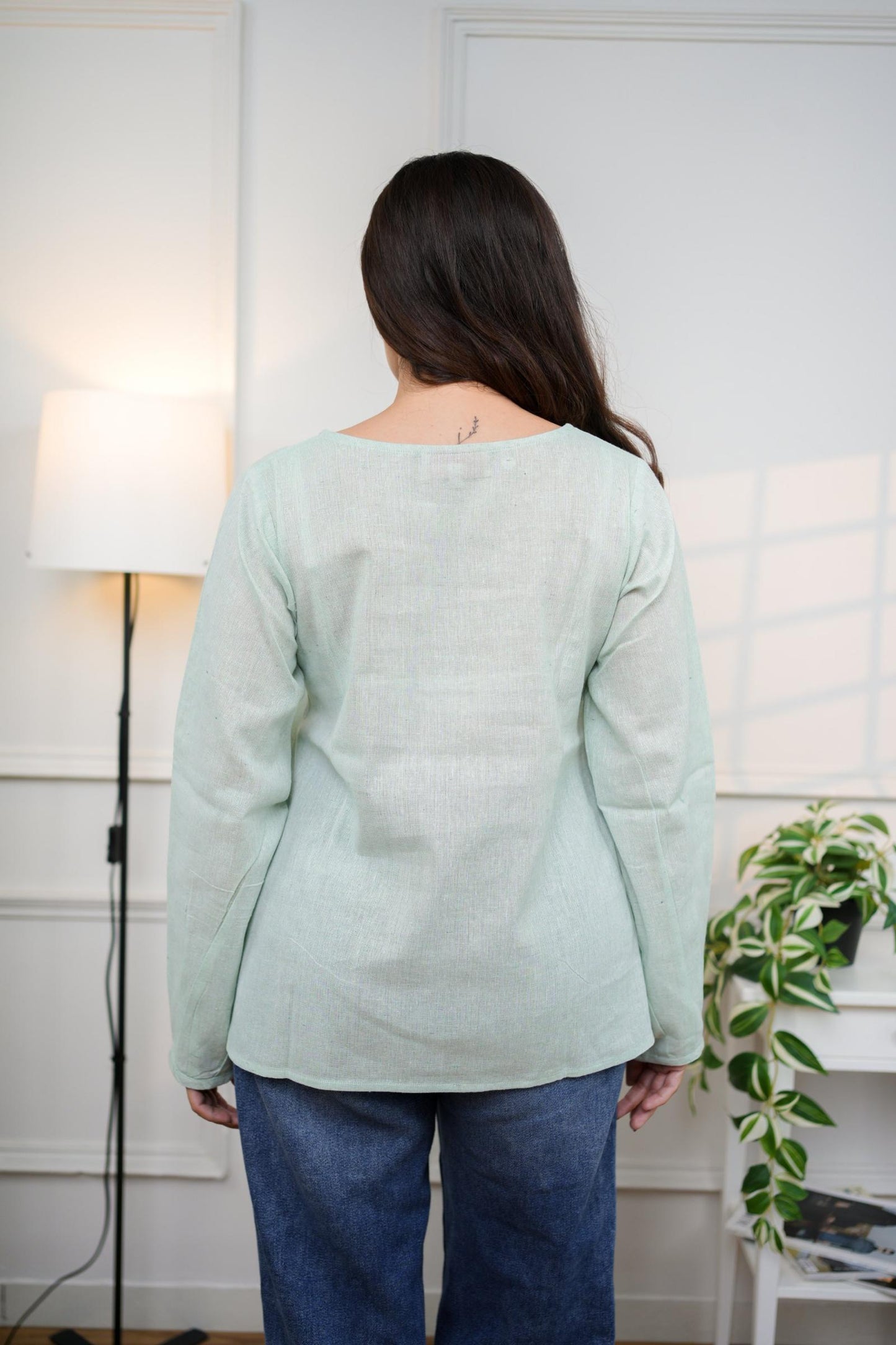 Sea Green Classic Cotton Top