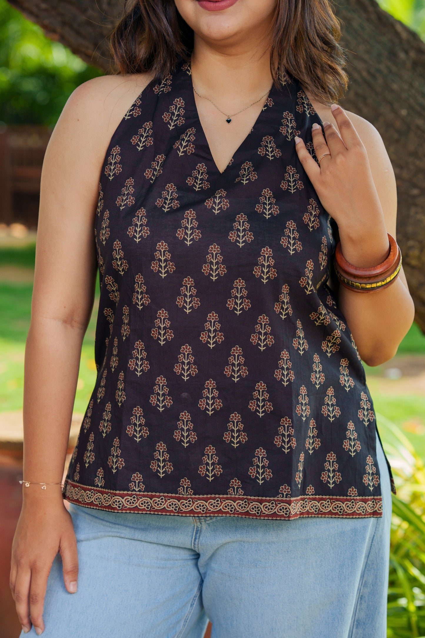 Midnight Halter Top