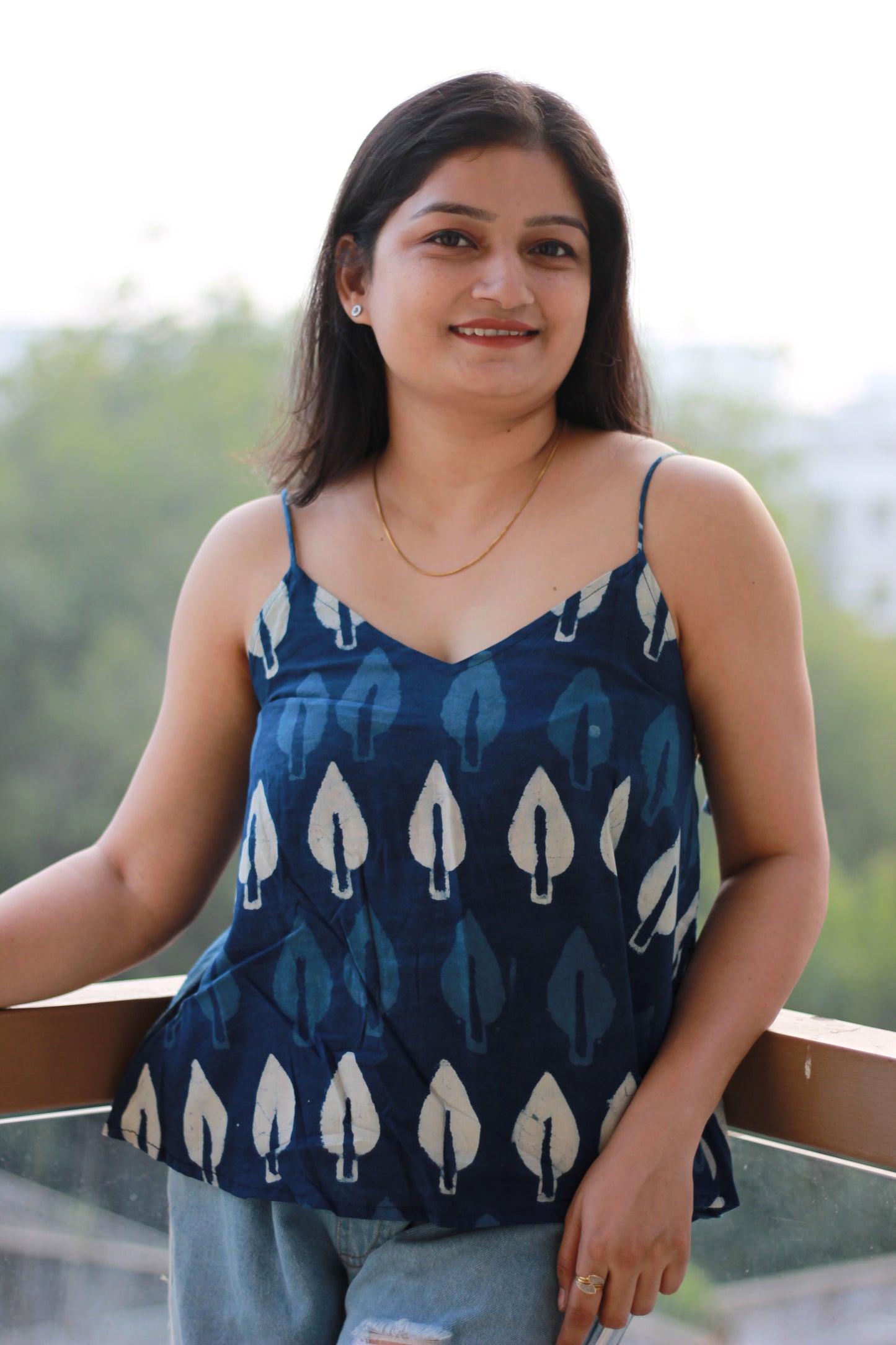 Bagru Indigo Tunic
