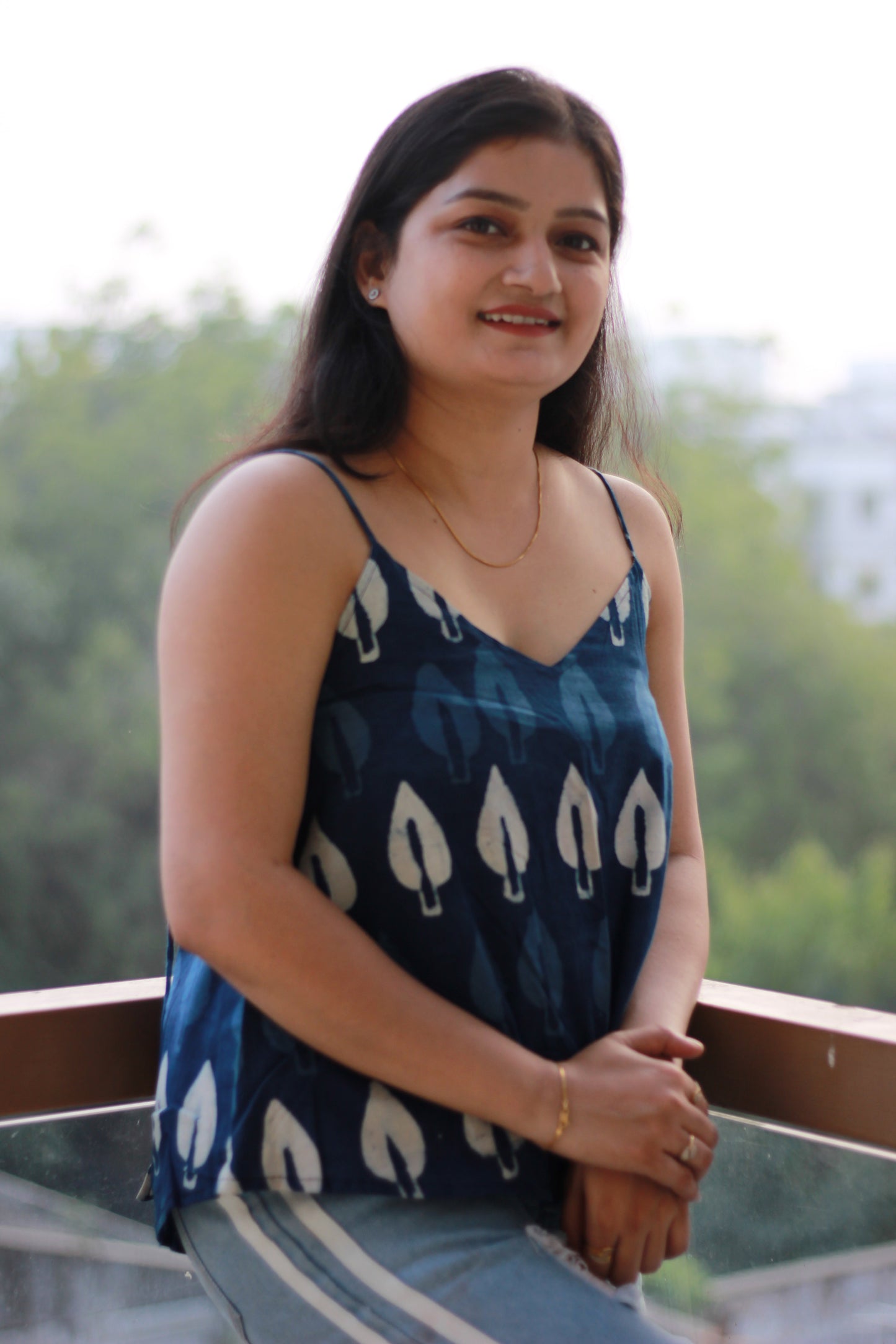 Bagru Indigo Tunic