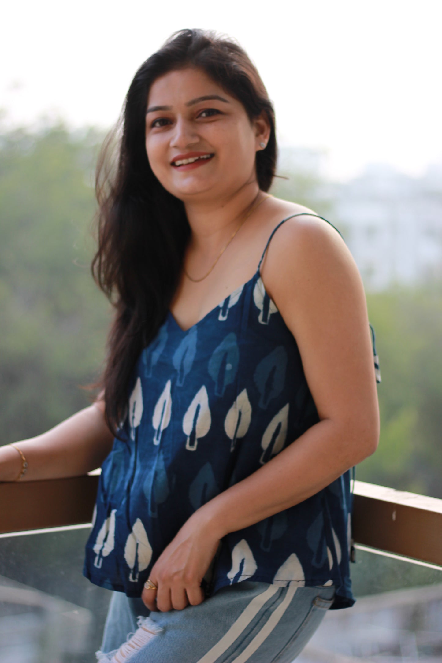 Bagru Indigo Tunic