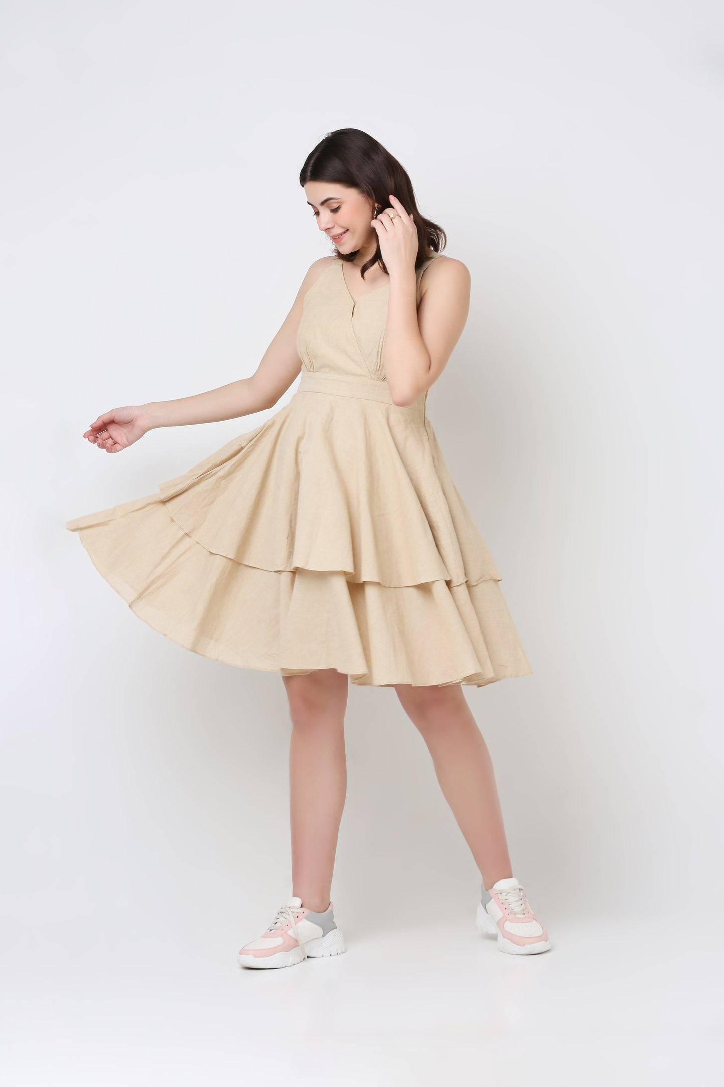 Sandy Cotton Dress