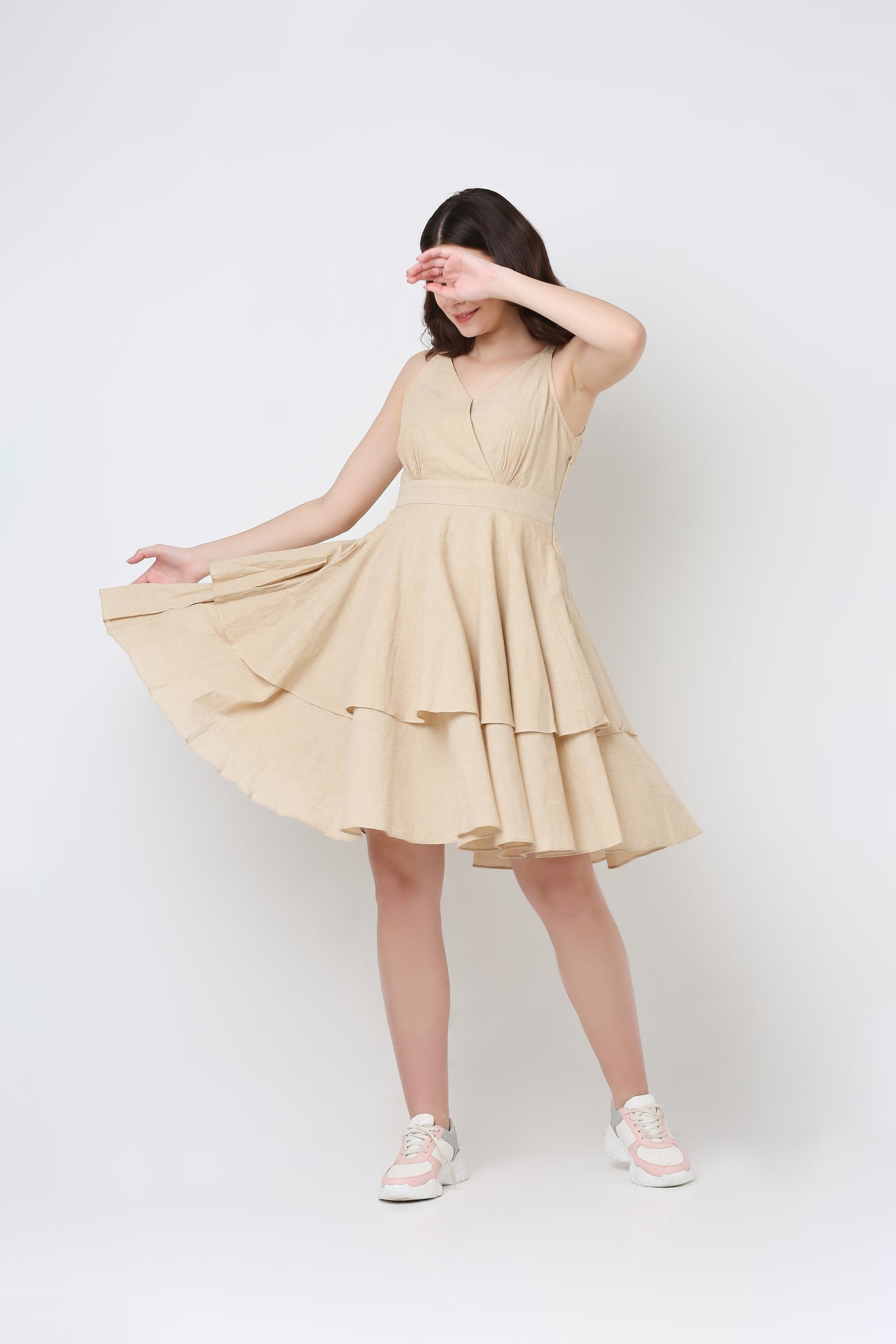 Sandy Cotton Dress