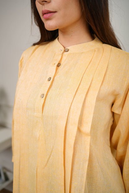 Classic Mango Yellow Cotton Top
