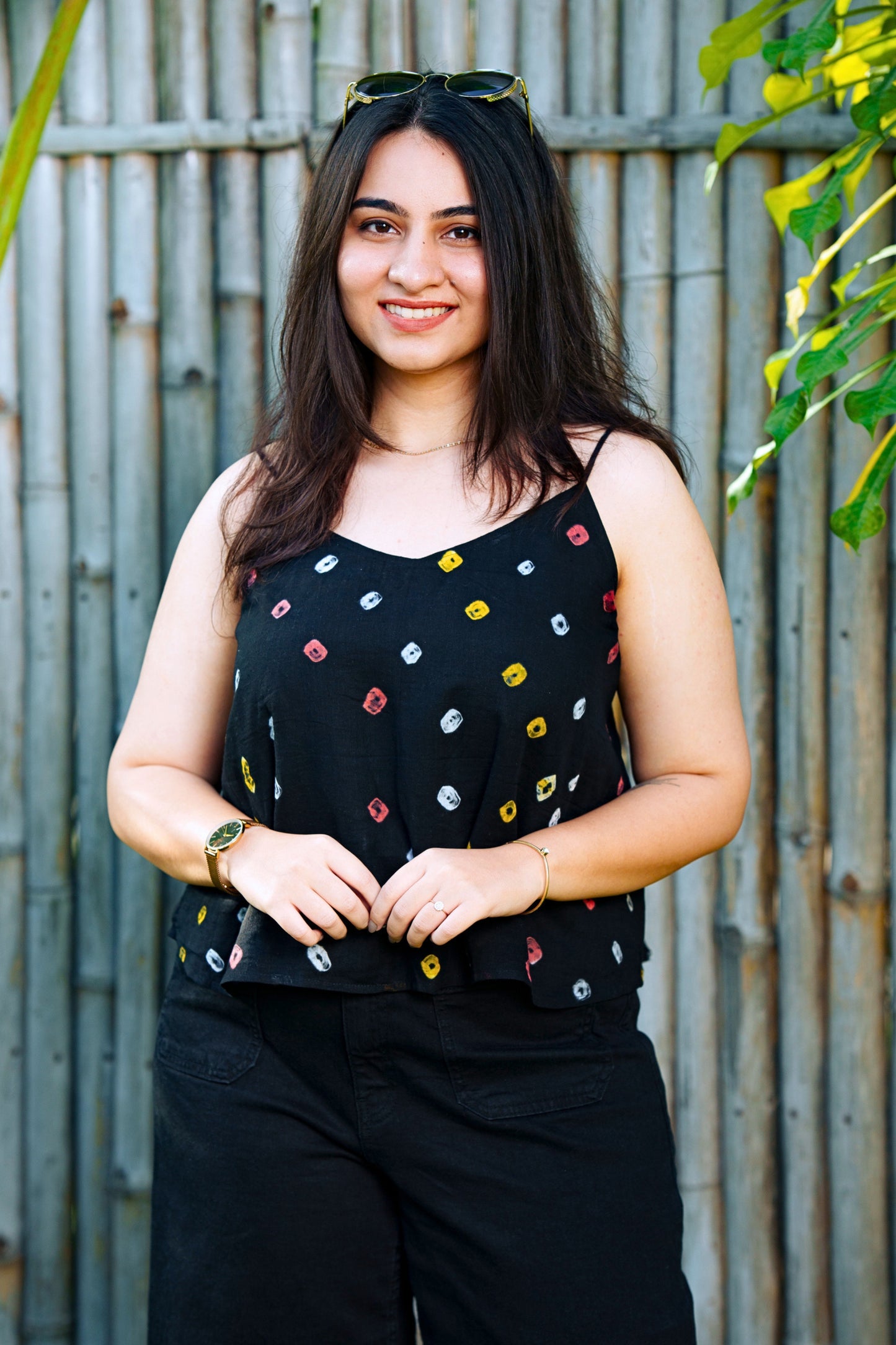 Black Bandhani Tunic