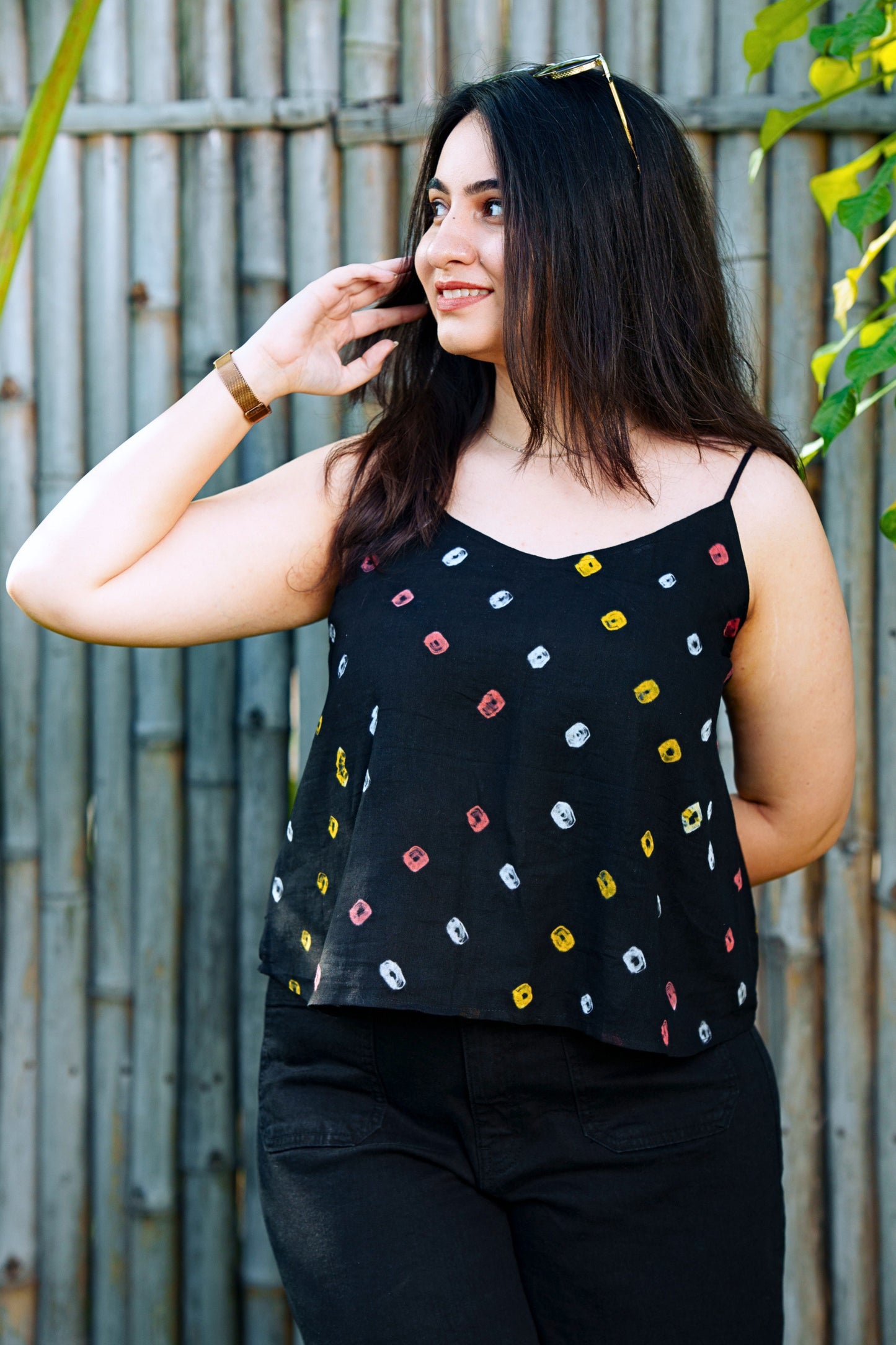 Black Bandhani Tunic