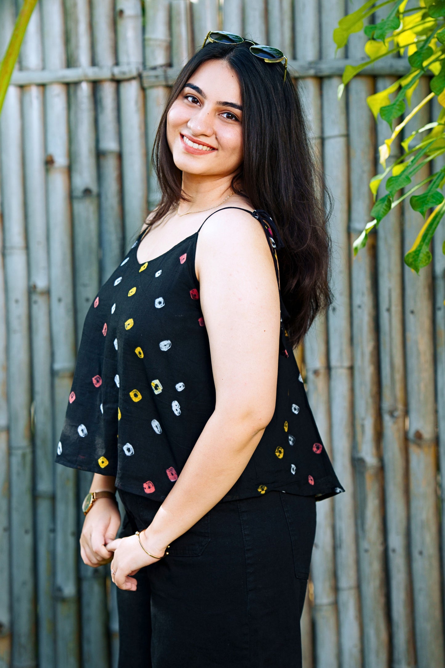 Black Bandhani Tunic