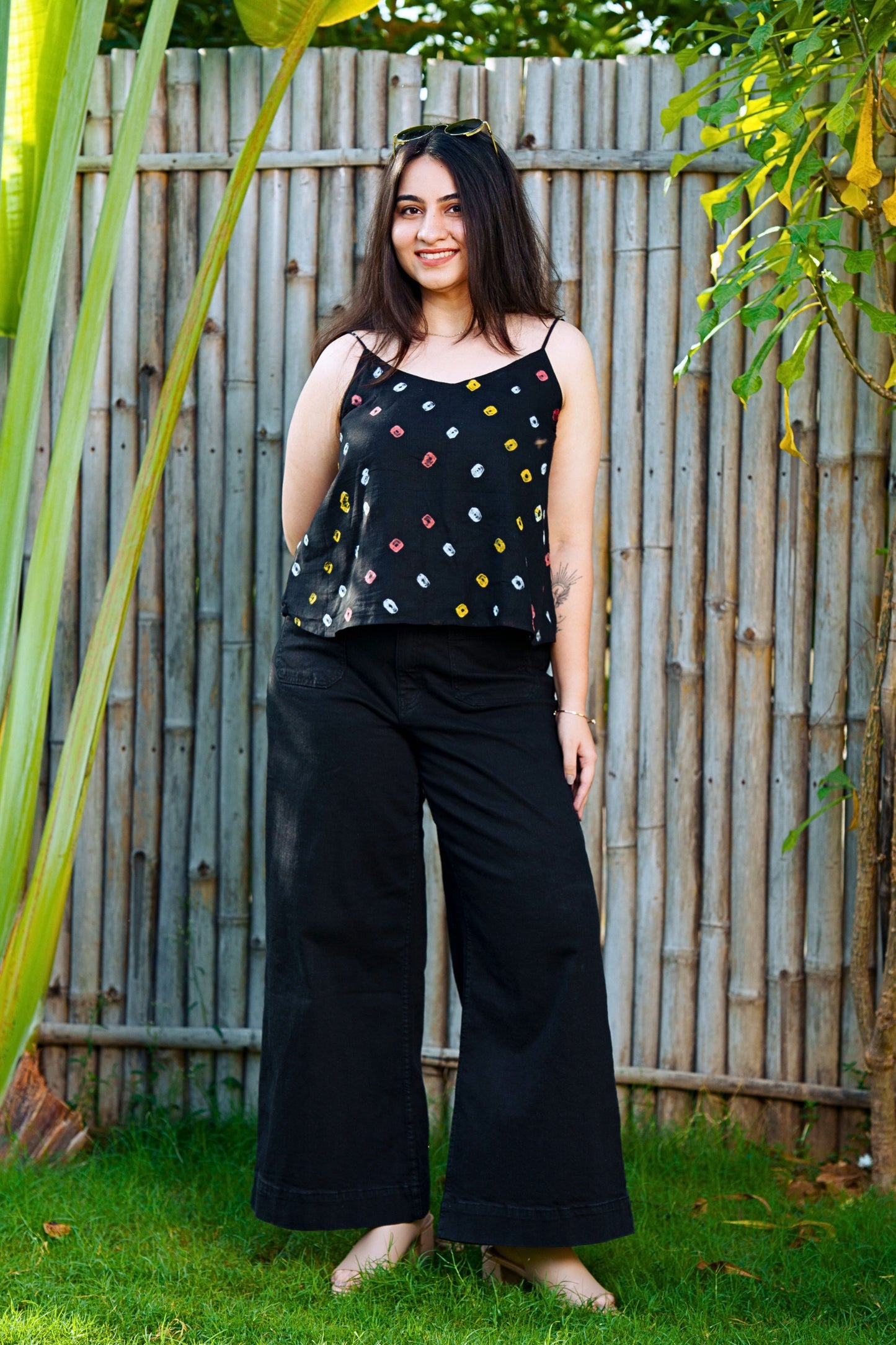 Black Bandhani Tunic