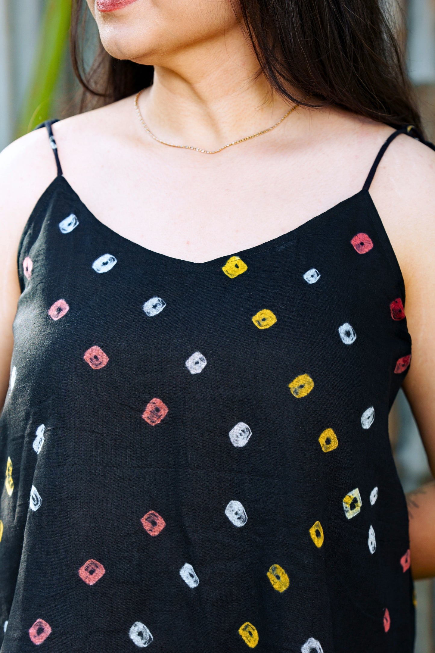Black Bandhani Tunic
