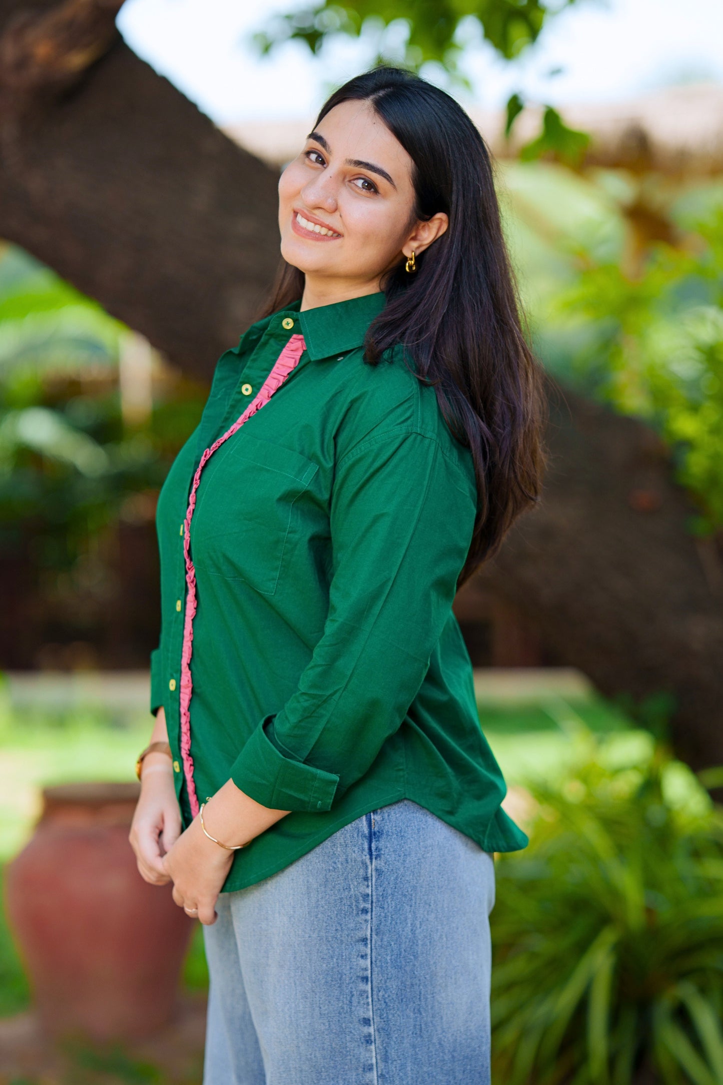 Emerald Green Shirt