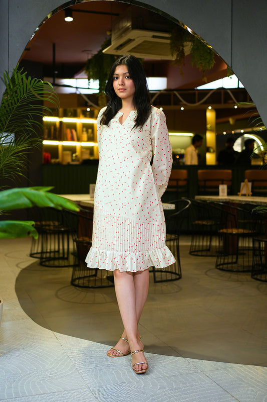 Little Heart Cotton Dress