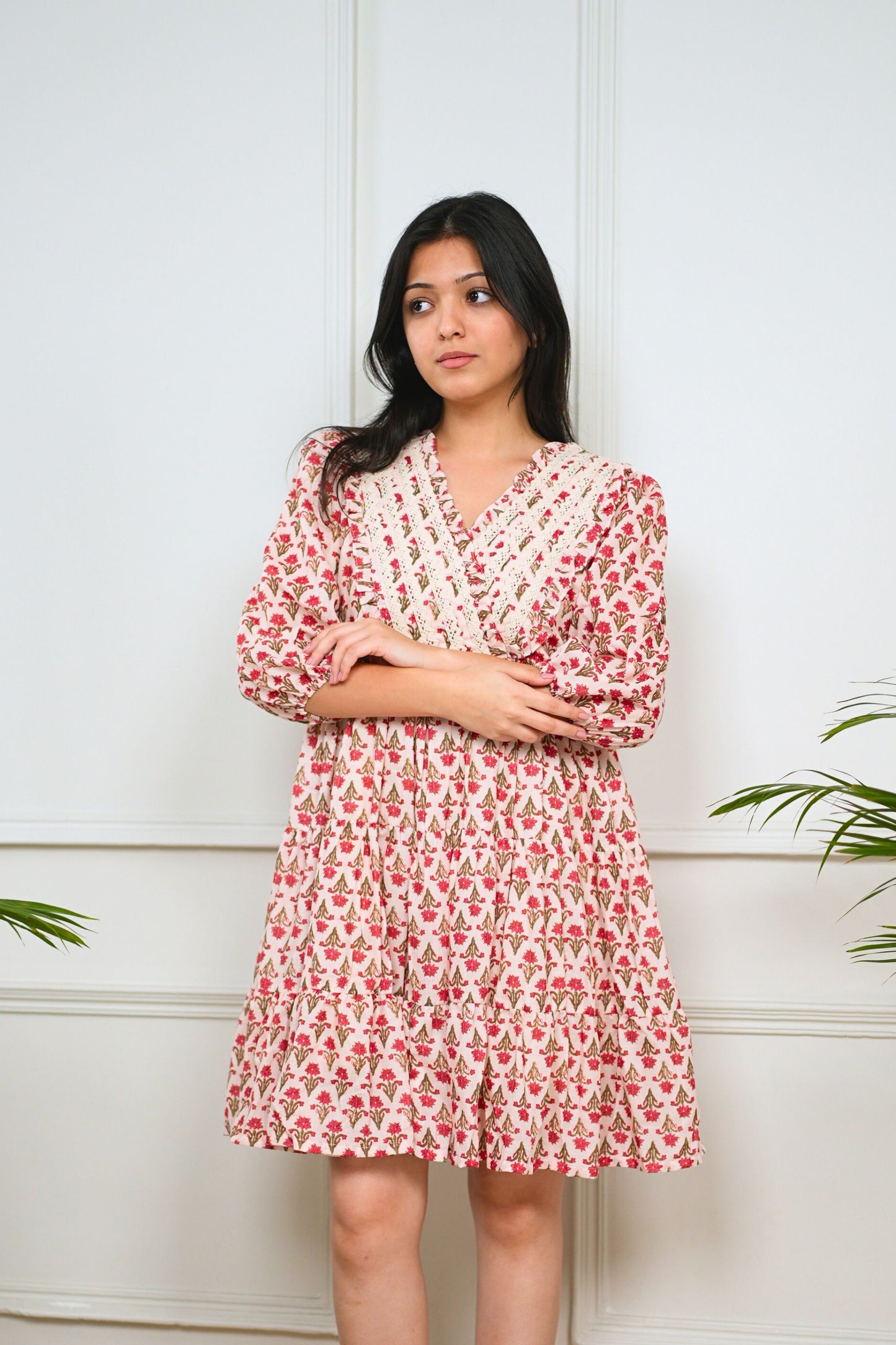 Roselin Cotton Short Dress