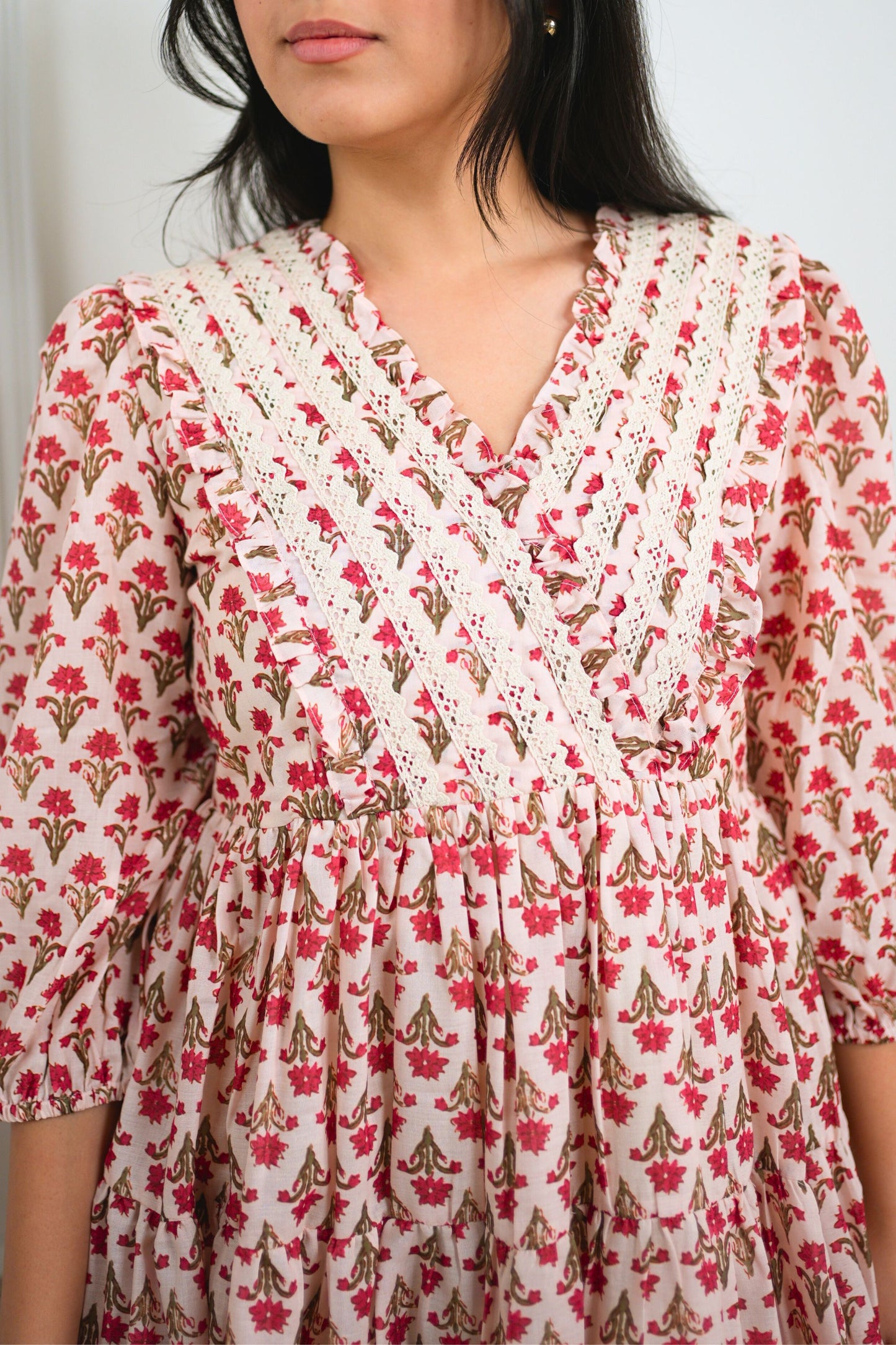 Roselin Cotton Short Dress