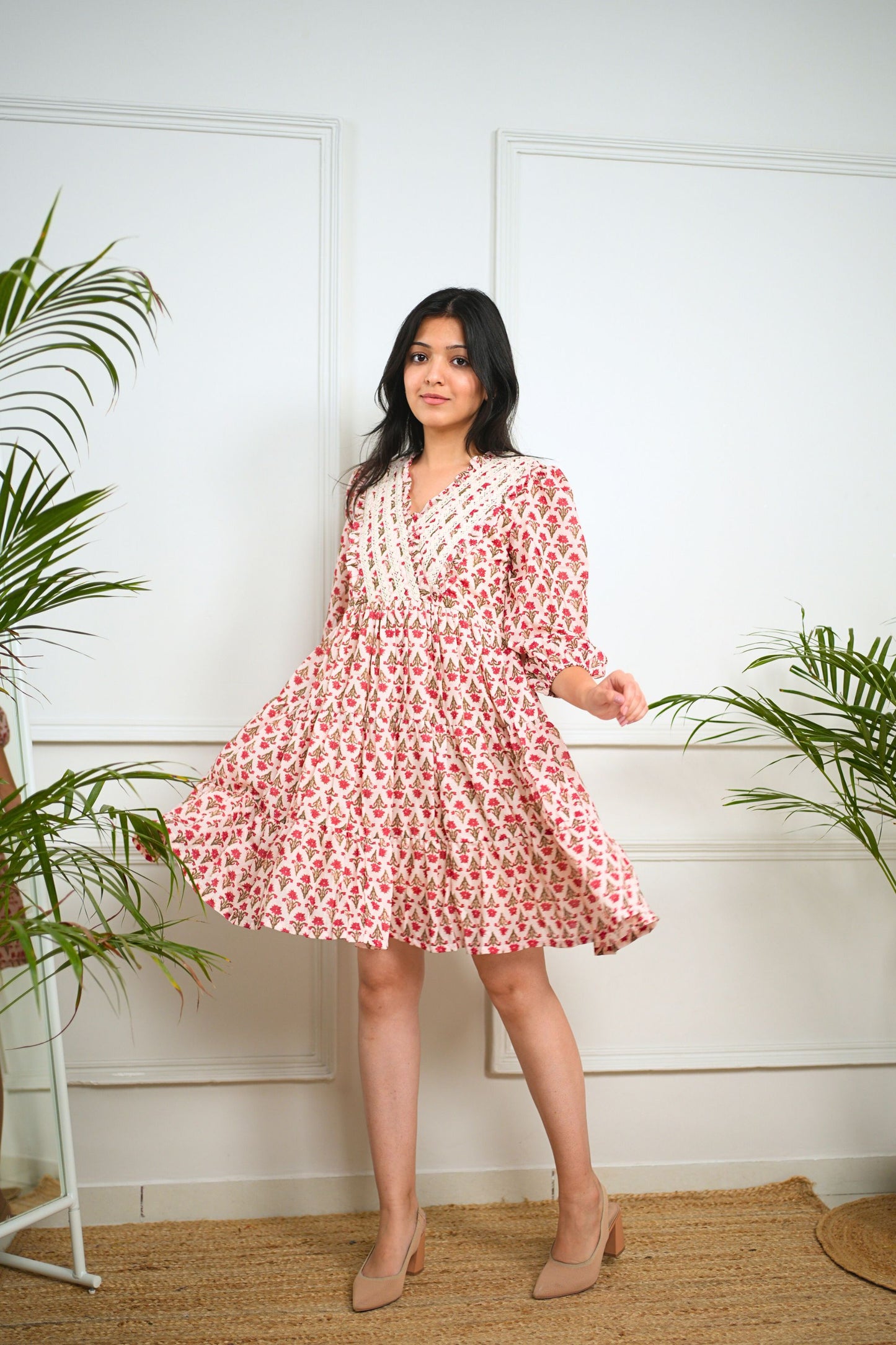 Roselin Cotton Short Dress