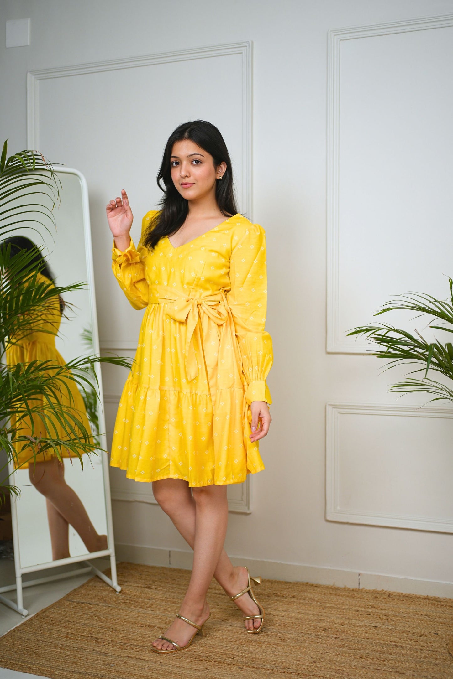 Sunflower Short Cotton Dress
