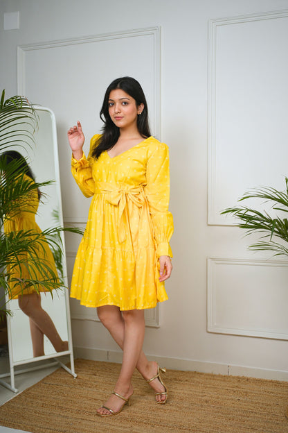 Sunflower Short Cotton Dress