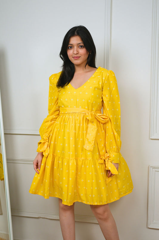 Sunflower Short Cotton Dress
