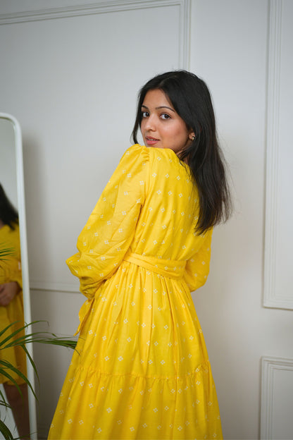 Sunflower Short Cotton Dress
