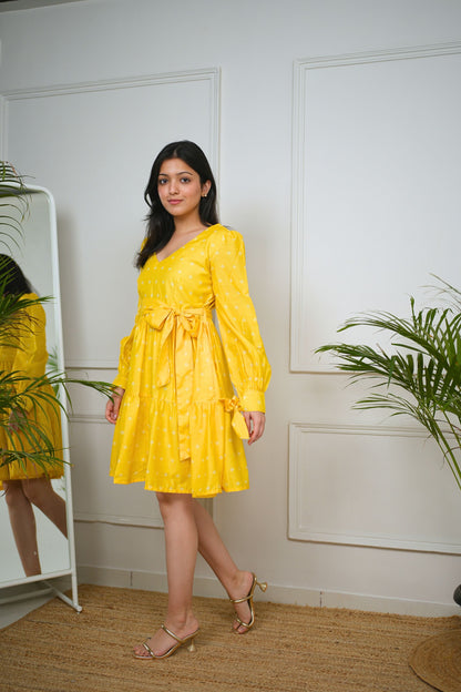 Sunflower Short Cotton Dress